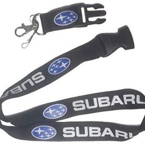 Universal Subaru Lanyard Keychain ID Badge Holder Quick Release Buckle
